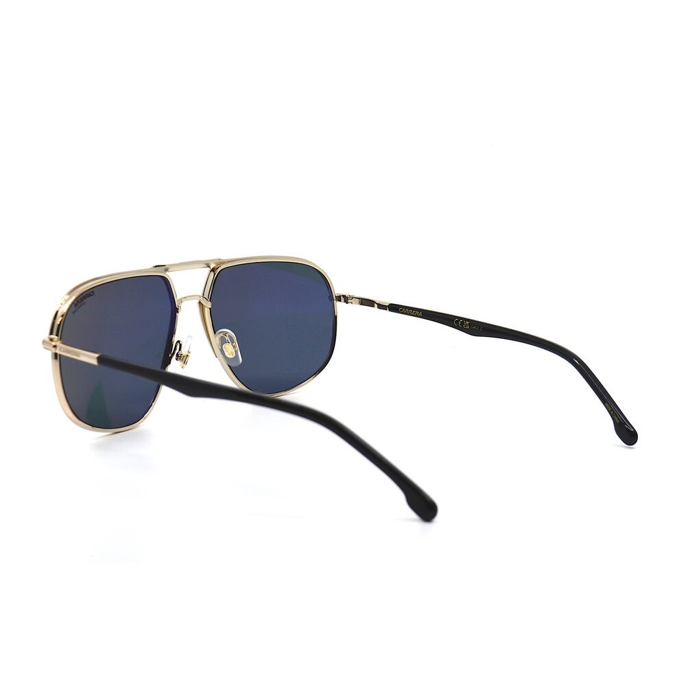 NEW CARRERA 1051318/S 2M2 BLACK GOLD GREY POLARIZED AUTHENTIC SUNGLASSES - Picture 7 of 12